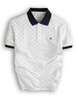 Áo polo monogram in tràn họa tiết GSTP051