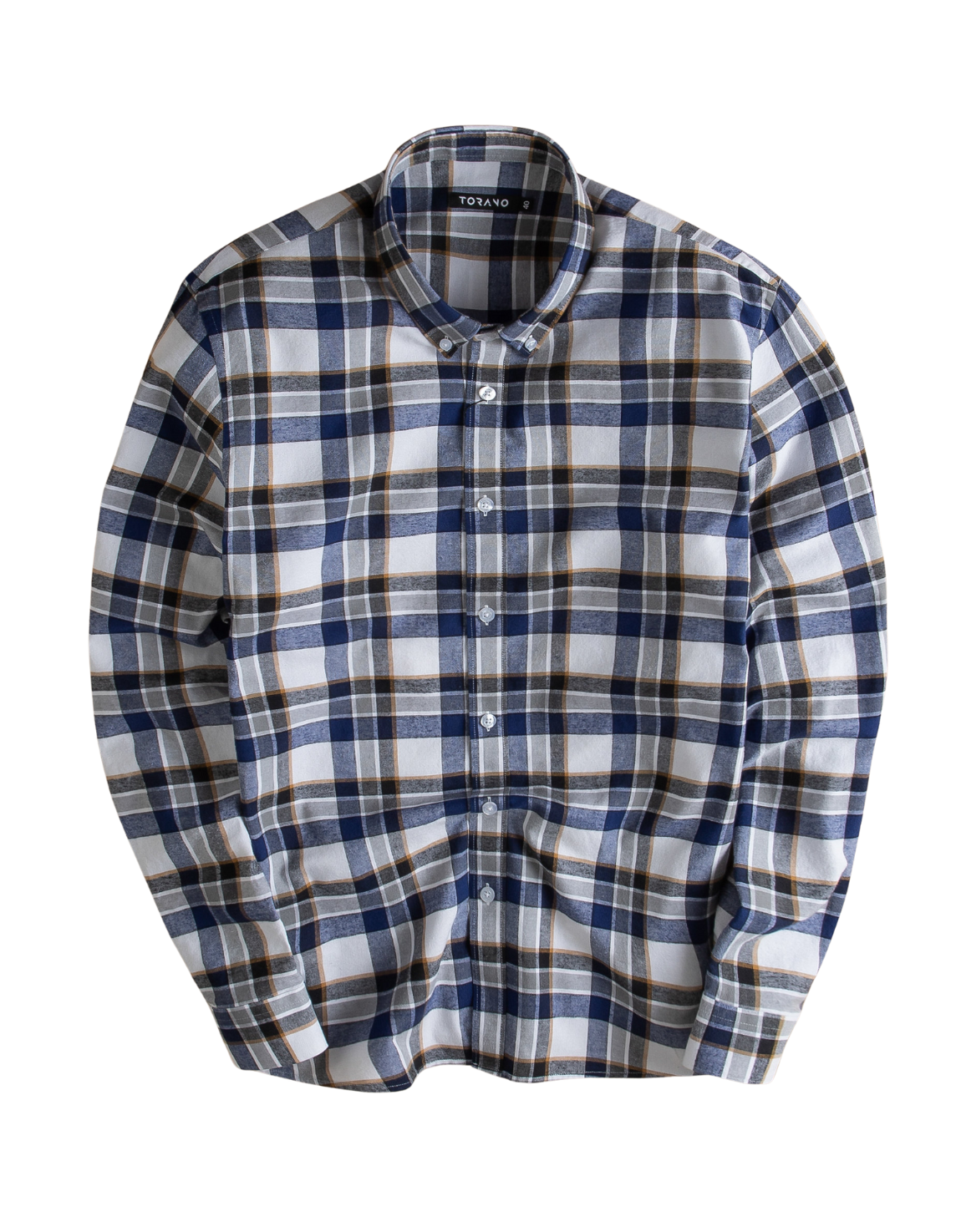 Sơ mi dài tay kẻ Checkerboard DATB417 — ảnh phẳng