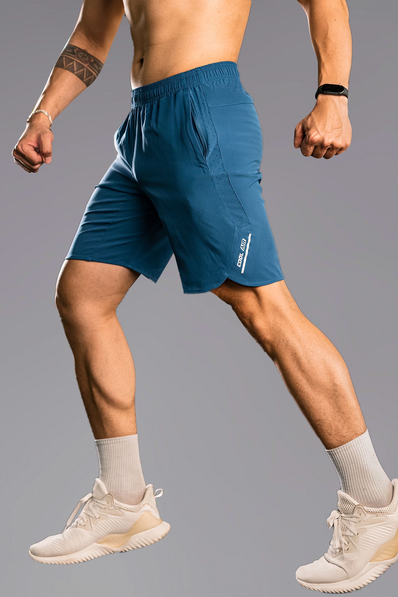  Quần Short gió thể thao đục lỗ sườn BW035 