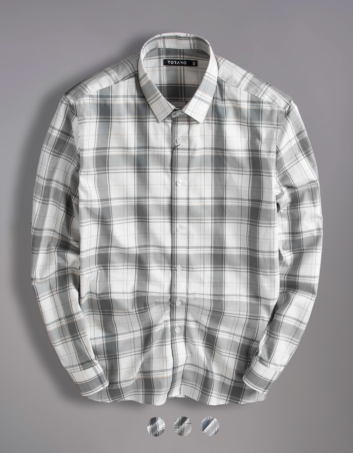  Sơ mi dài tay kẻ Checkerboard EATB003 