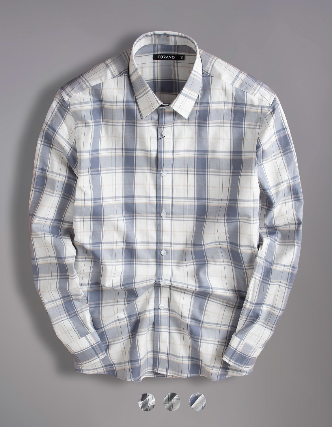  Sơ mi dài tay kẻ Checkerboard EATB003 