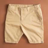  Quần short kaki basic, gấp LV bọc viền dây dệt sườn ESBK002 