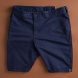  Quần short kaki basic, gấp LV bọc viền dây dệt sườn ESBK002 