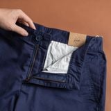  Quần short kaki basic, gấp LV bọc viền dây dệt sườn ESBK002 