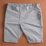  Quần short kaki basic, gấp LV bọc viền dây dệt sườn ESBK002 