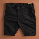  Quần short kaki basic, gấp LV bọc viền dây dệt sườn ESBK002 