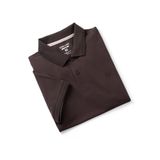  Áo Polo trơn basic thêu logo ngực ESTP038 - Nâu đậm 