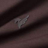  Áo Polo trơn basic thêu logo ngực ESTP038 - Nâu đậm 