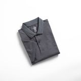  Áo Polo trơn basic thêu logo ngực ESTP038 - Xám 