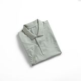  Áo Polo trơn basic thêu logo ngực ESTP038 - Xanh mint nhạt 