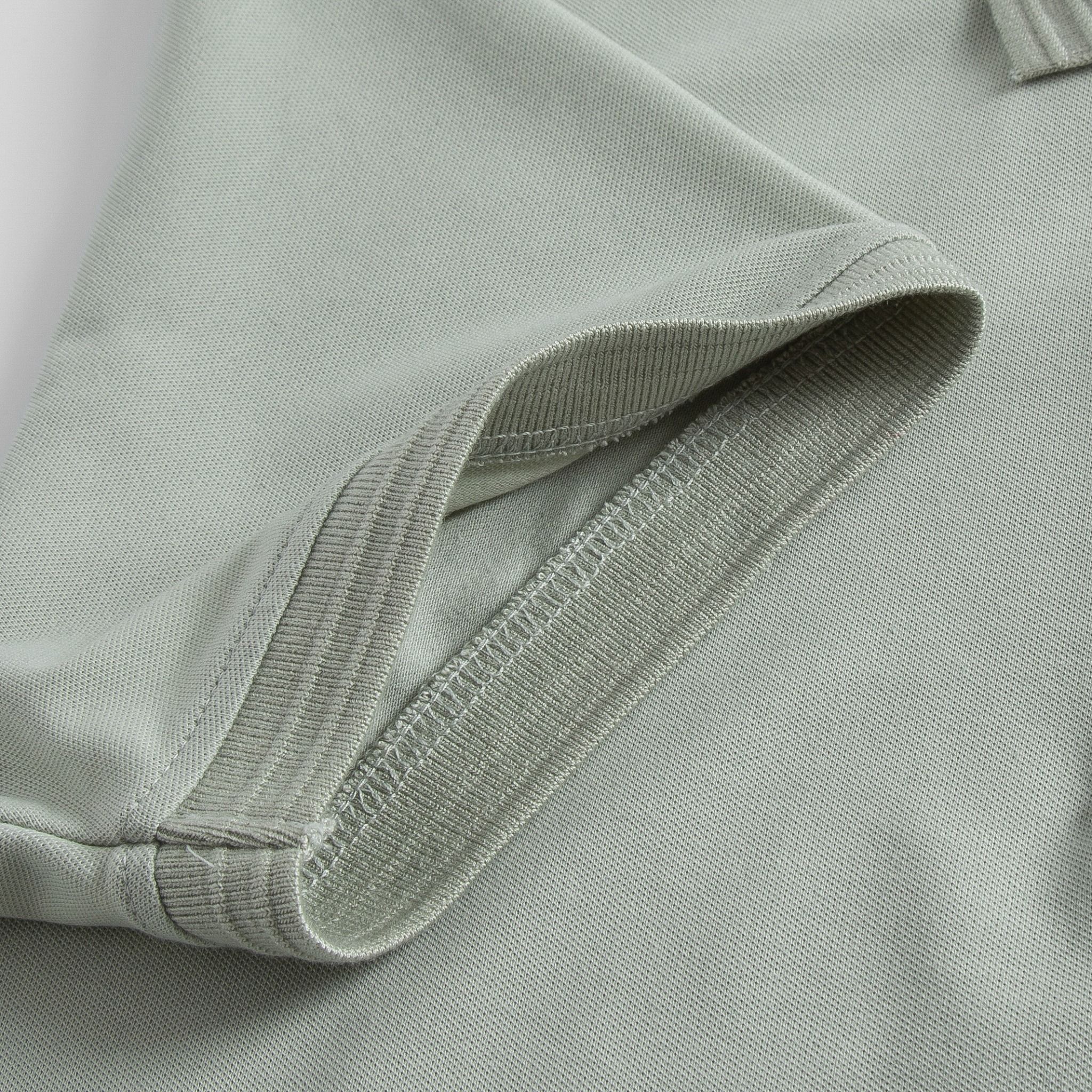  Áo Polo trơn basic thêu logo ngực ESTP038 - Xanh mint nhạt 