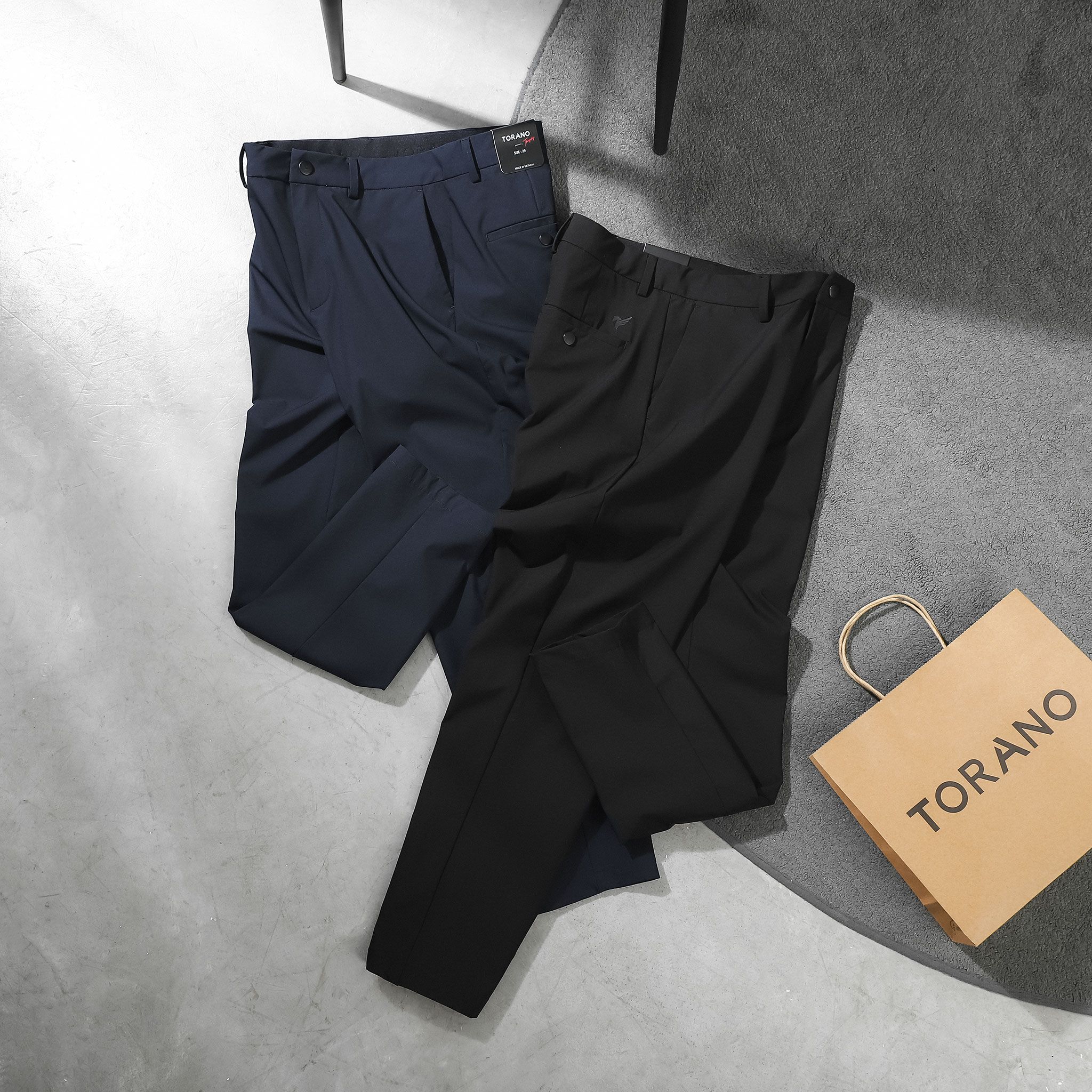  Quần âu slim-fit cạp trơn FABT007 