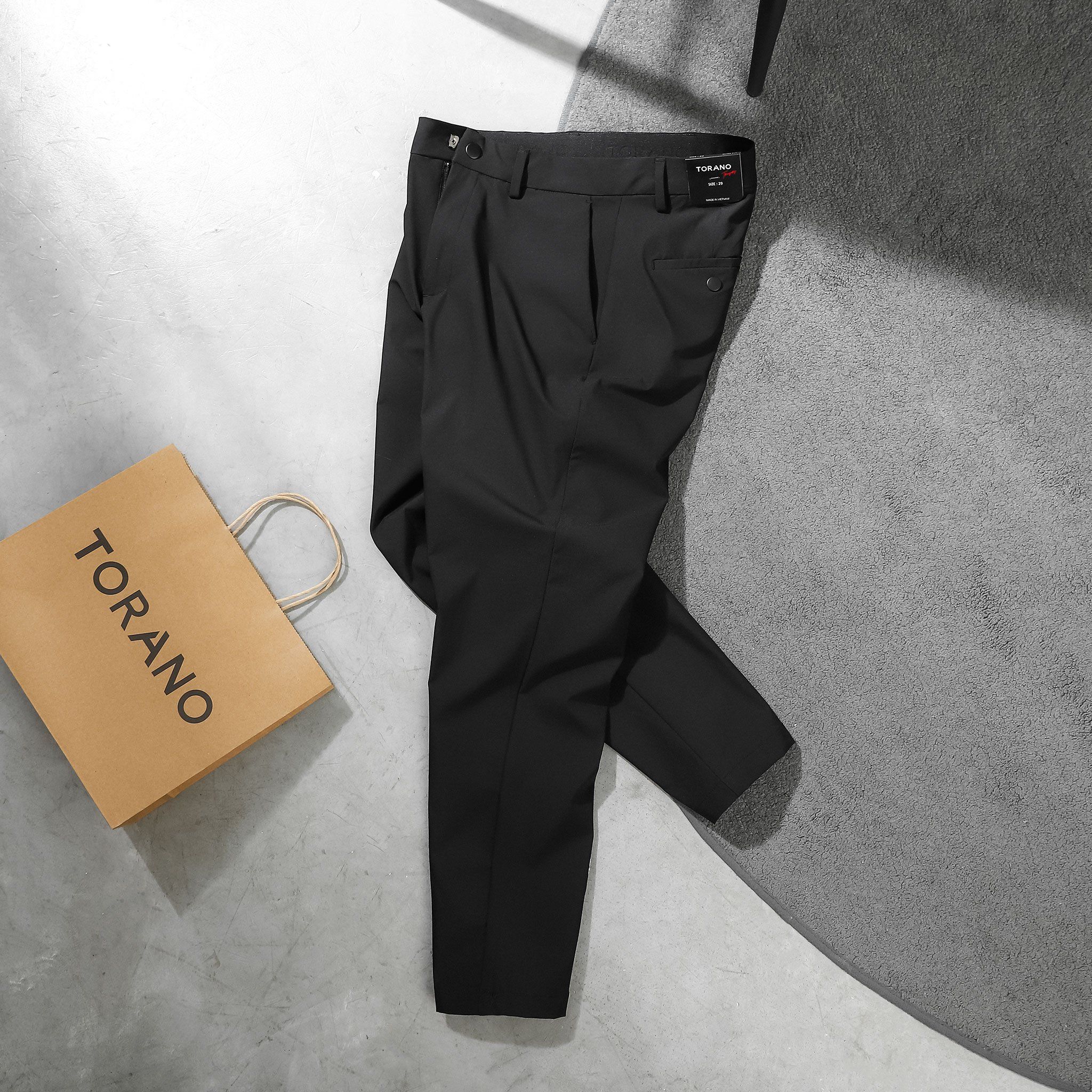  Quần âu slim-fit cạp trơn FABT007 