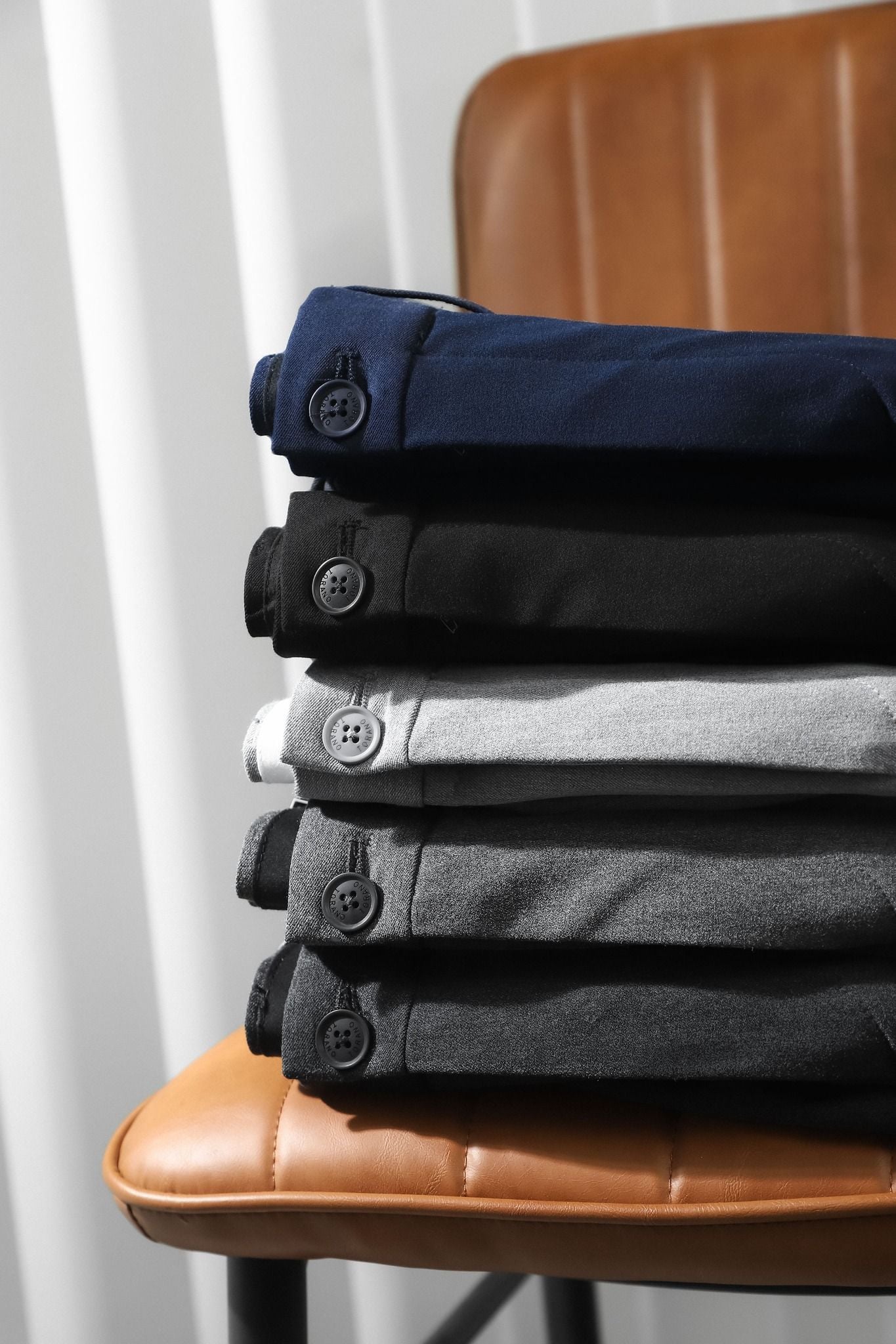  Quần âu slimfit trơn cạp điều chỉnh FABT016 