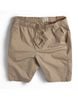Quần short khaki cạp chun basic, diễu gấu FSBK010