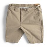  Quần short khaki cạp thường basic, diễu gấu FSBK012 