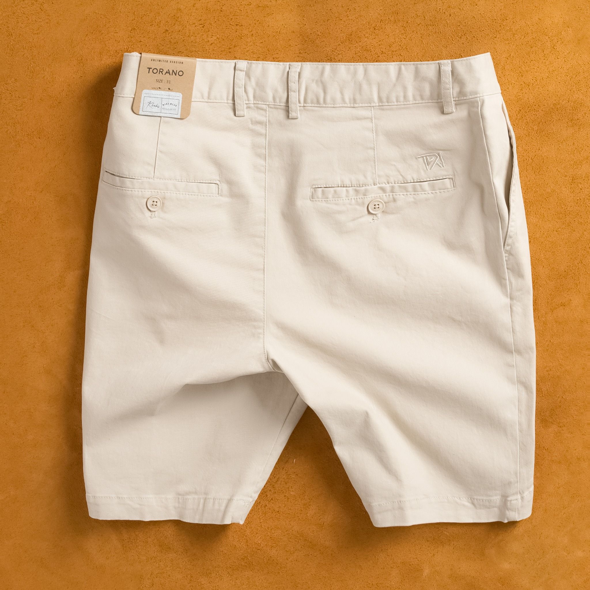  Short khaki ngắn basic chiết ly FSBK017 