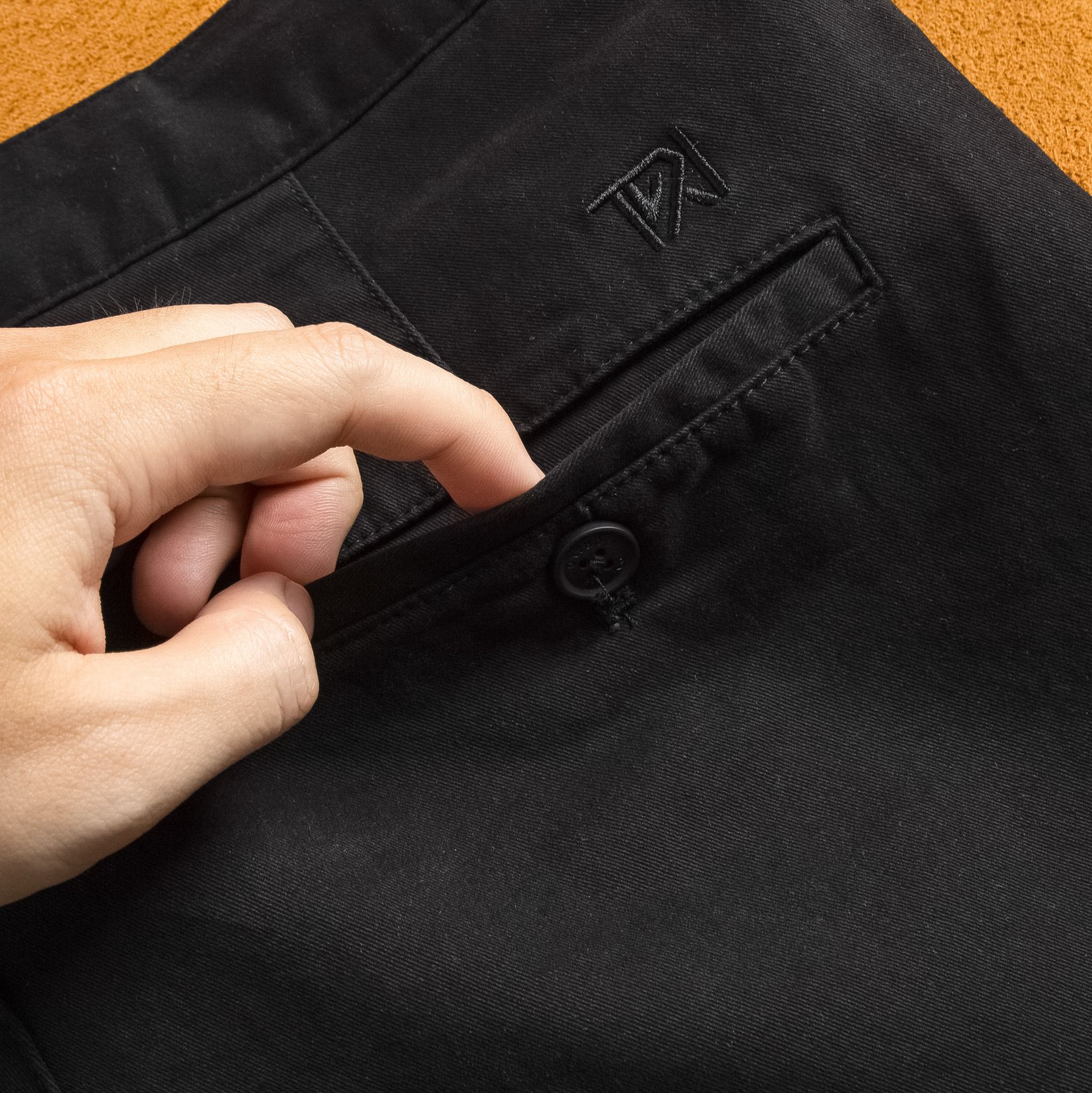  Short khaki ngắn basic chiết ly FSBK017 