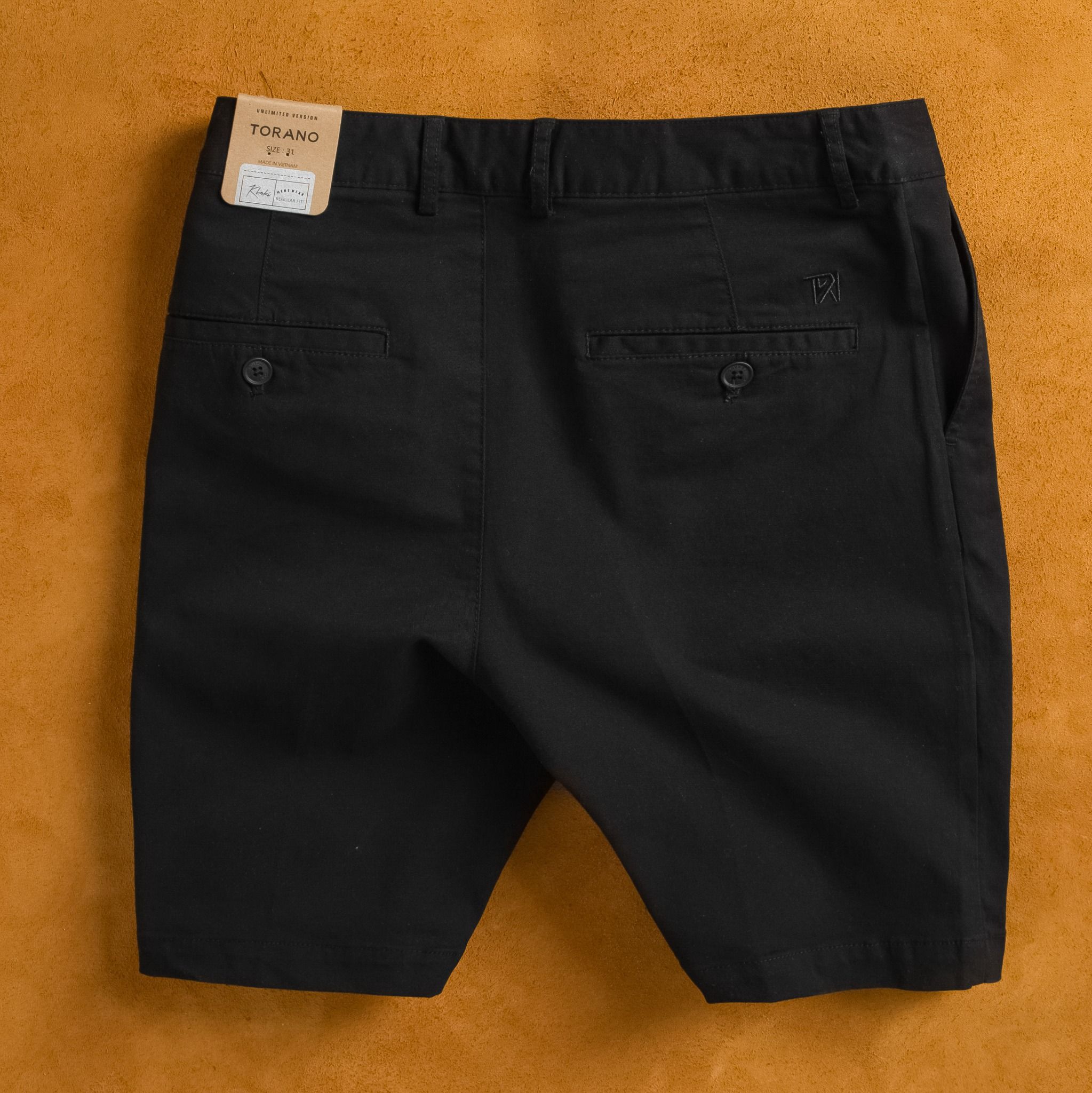  Short khaki ngắn basic chiết ly FSBK017 