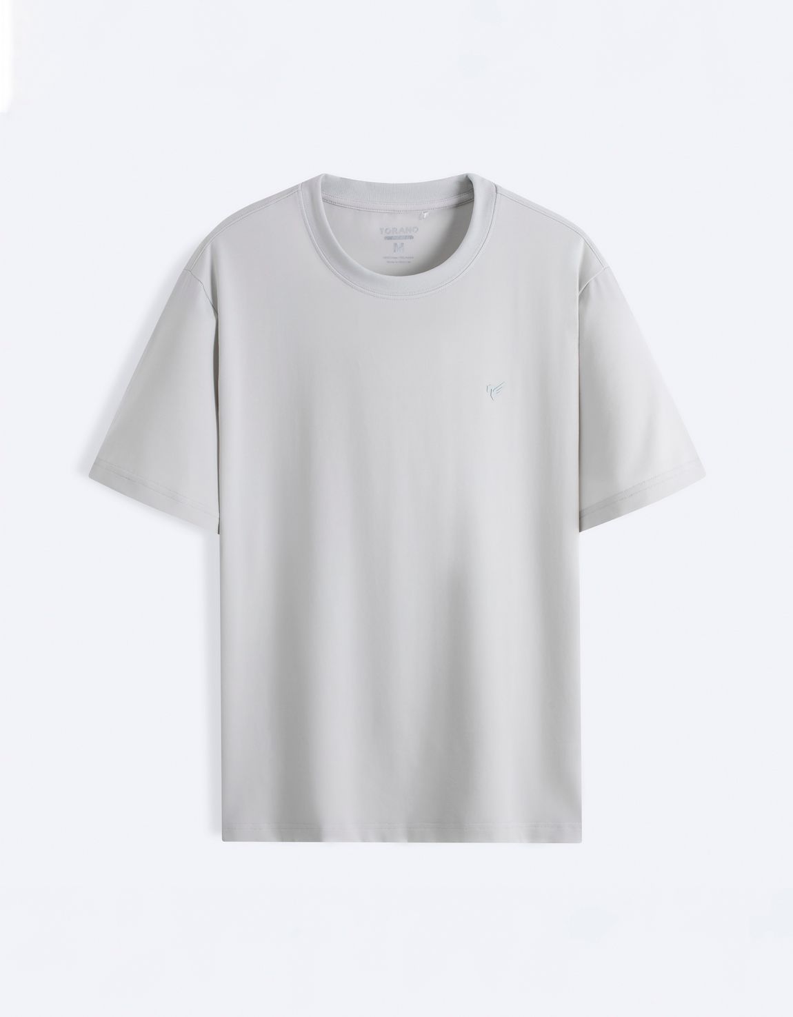  Áo T shirt trơn in logo ngực FSTS001 