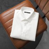  Sơ mi ngắn tay trơn hiệu ứng FSTB023 