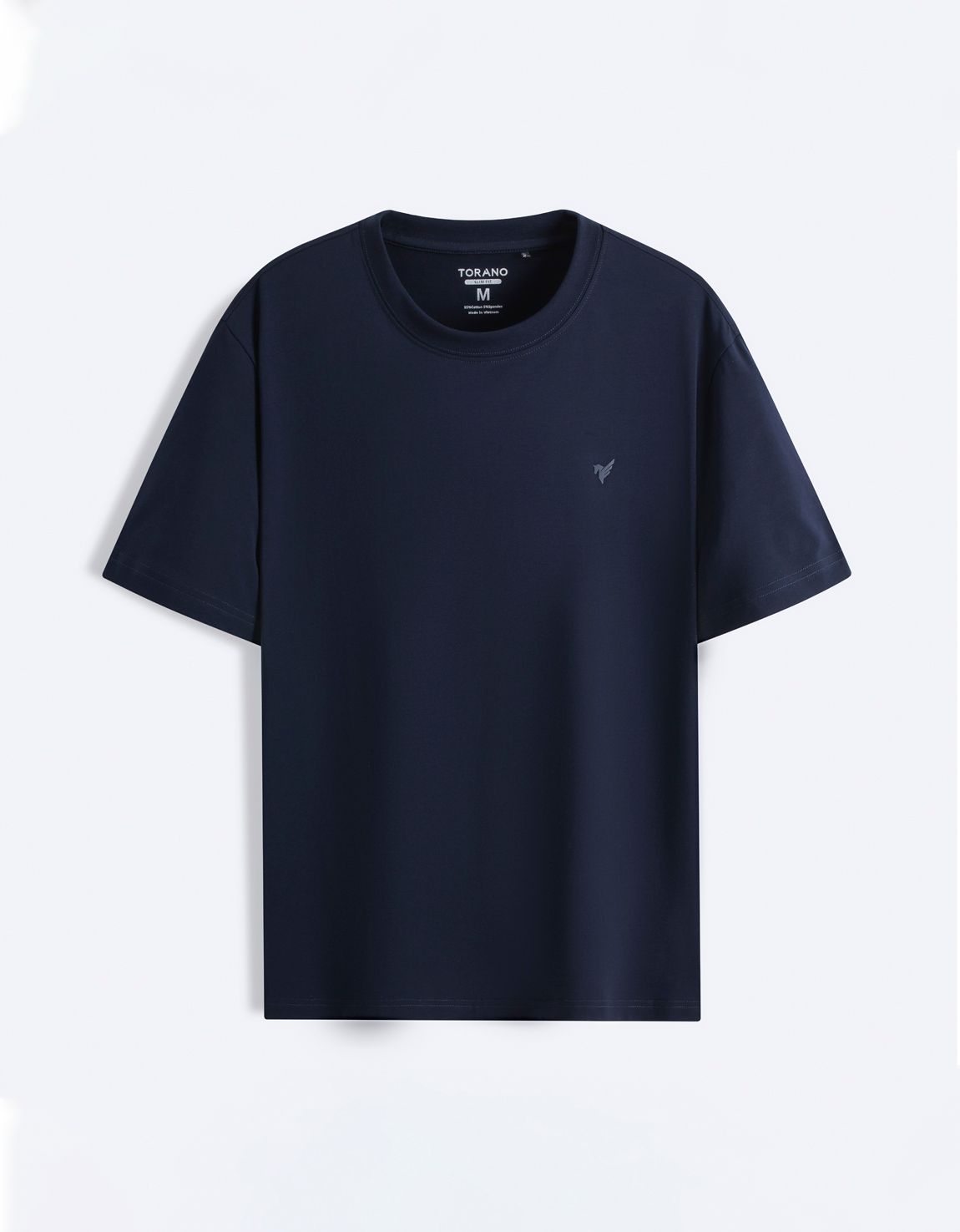  Áo T shirt trơn in logo ngực FSTS001 