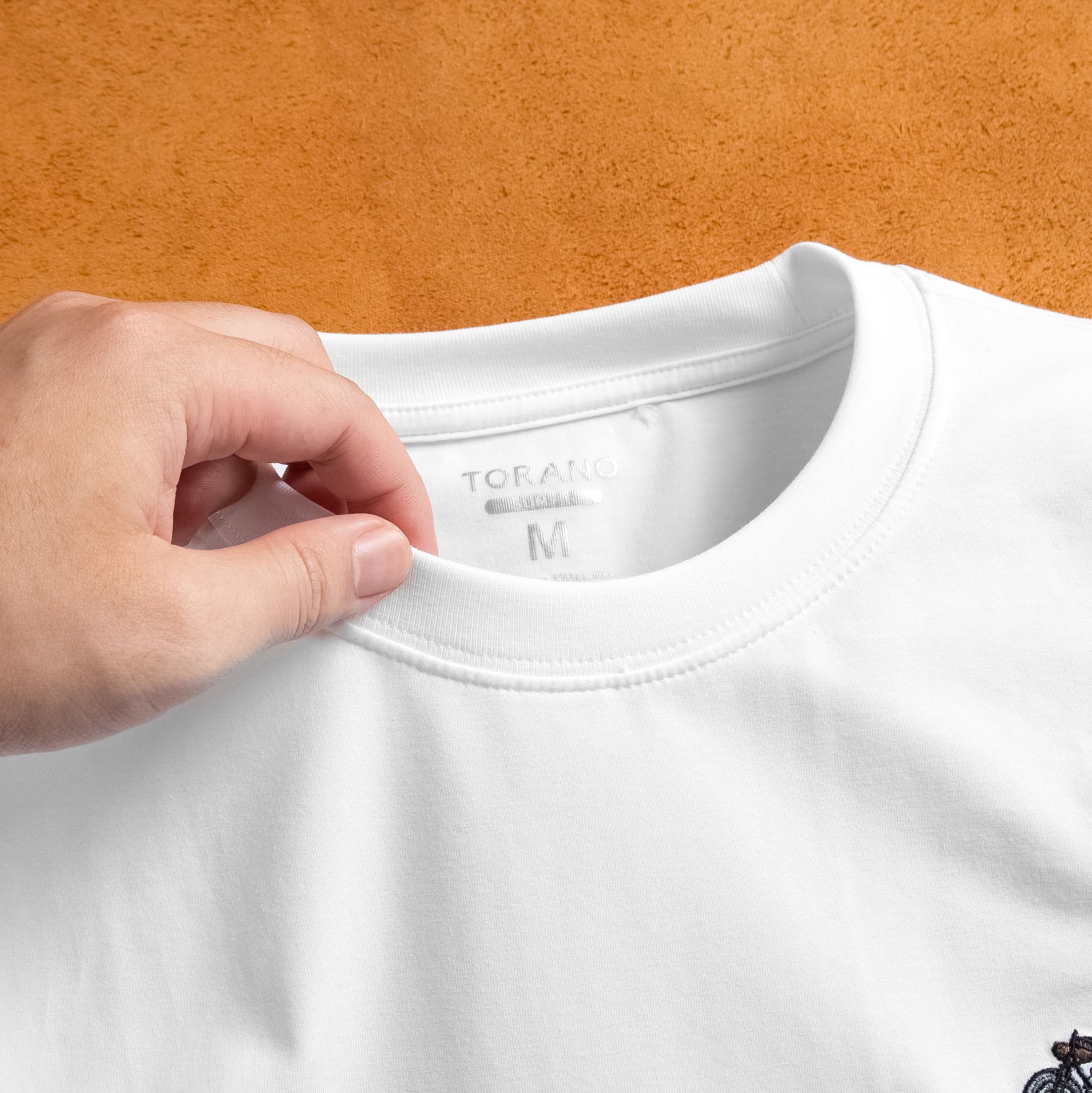  Áo T shirt họa tiết thêu logo Motorbike FSTS006 