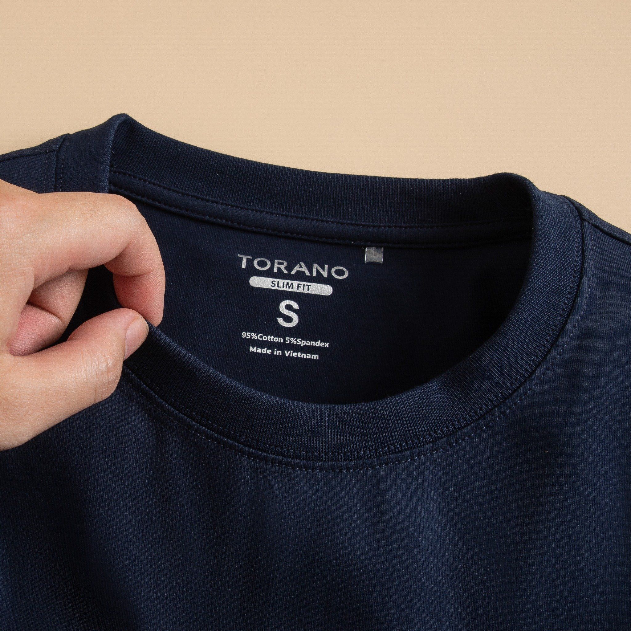  Áo T shirt họa tiết in logo Horse ngực FSTS026 