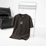 Áo T shirt họa tiết thêu ngực FSTS027 