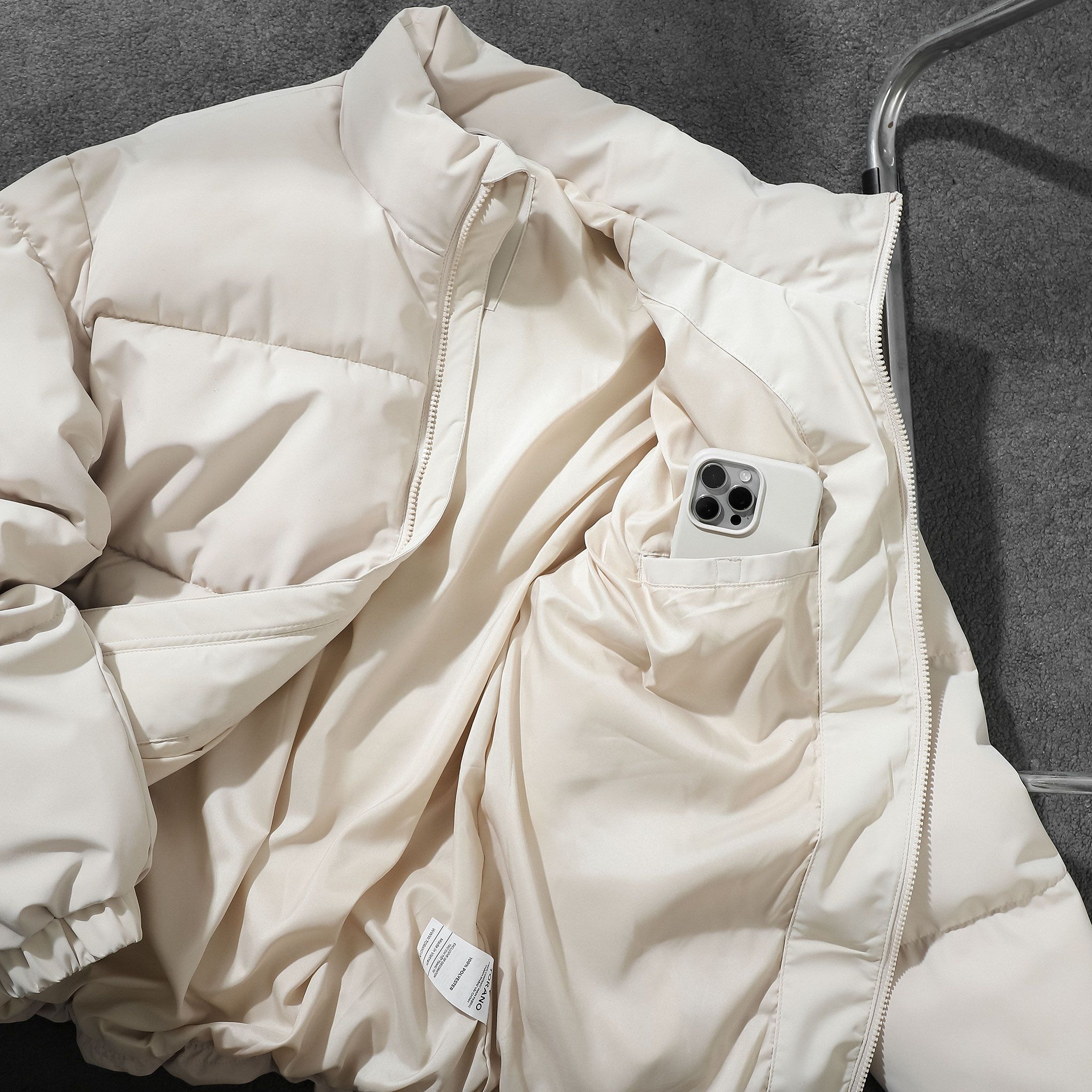  Áo khoác Puffer cổ cao FWCF004 
