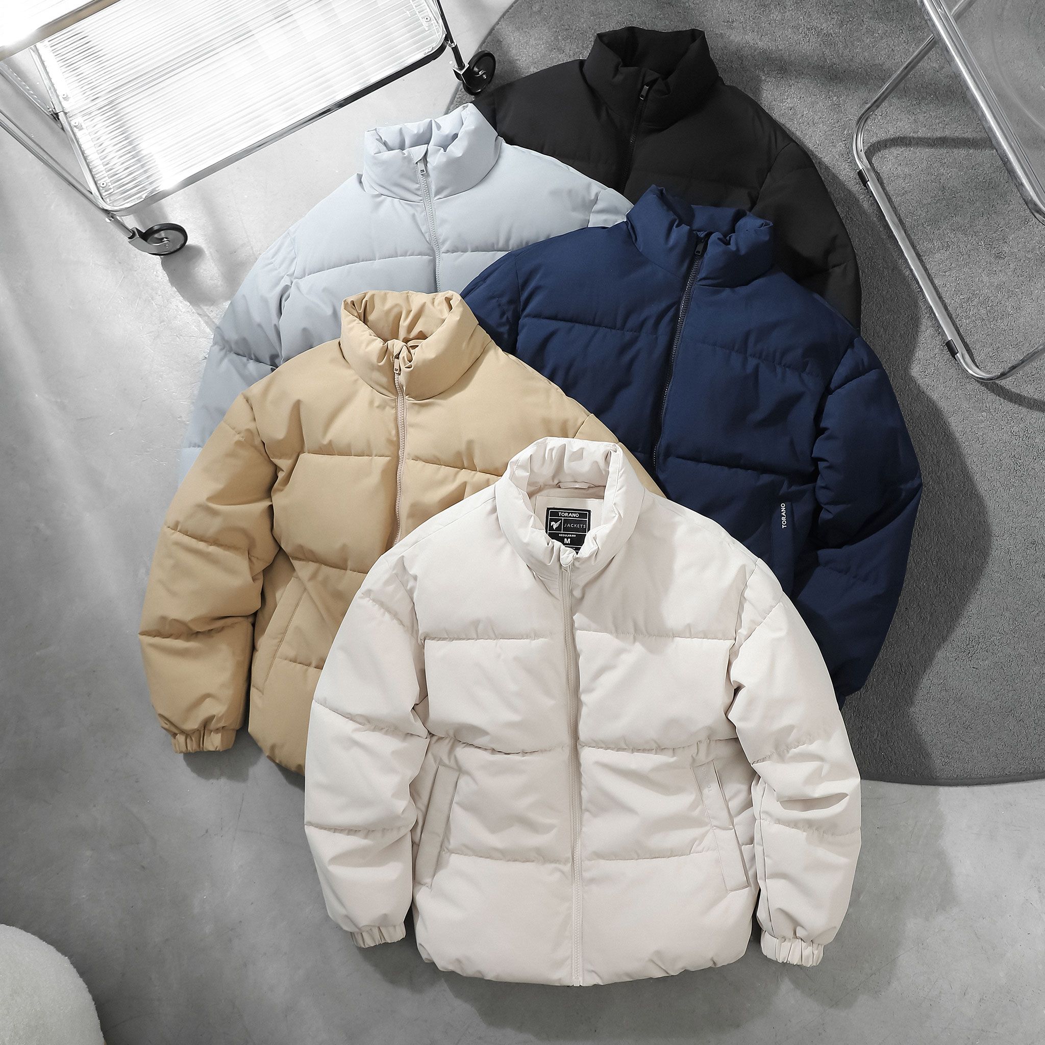  Áo khoác Puffer cổ cao FWCF004 