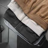  Áo khoác da lộn basic cổ cao FWCL002 