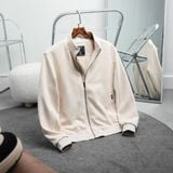  Áo khoác da lộn basic cổ cao FWCL002 