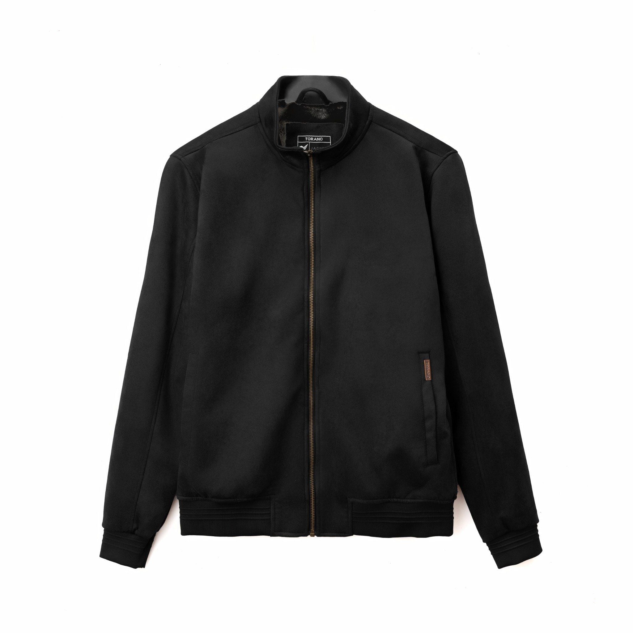  Áo khoác da lộn basic cổ cao FWCL002 