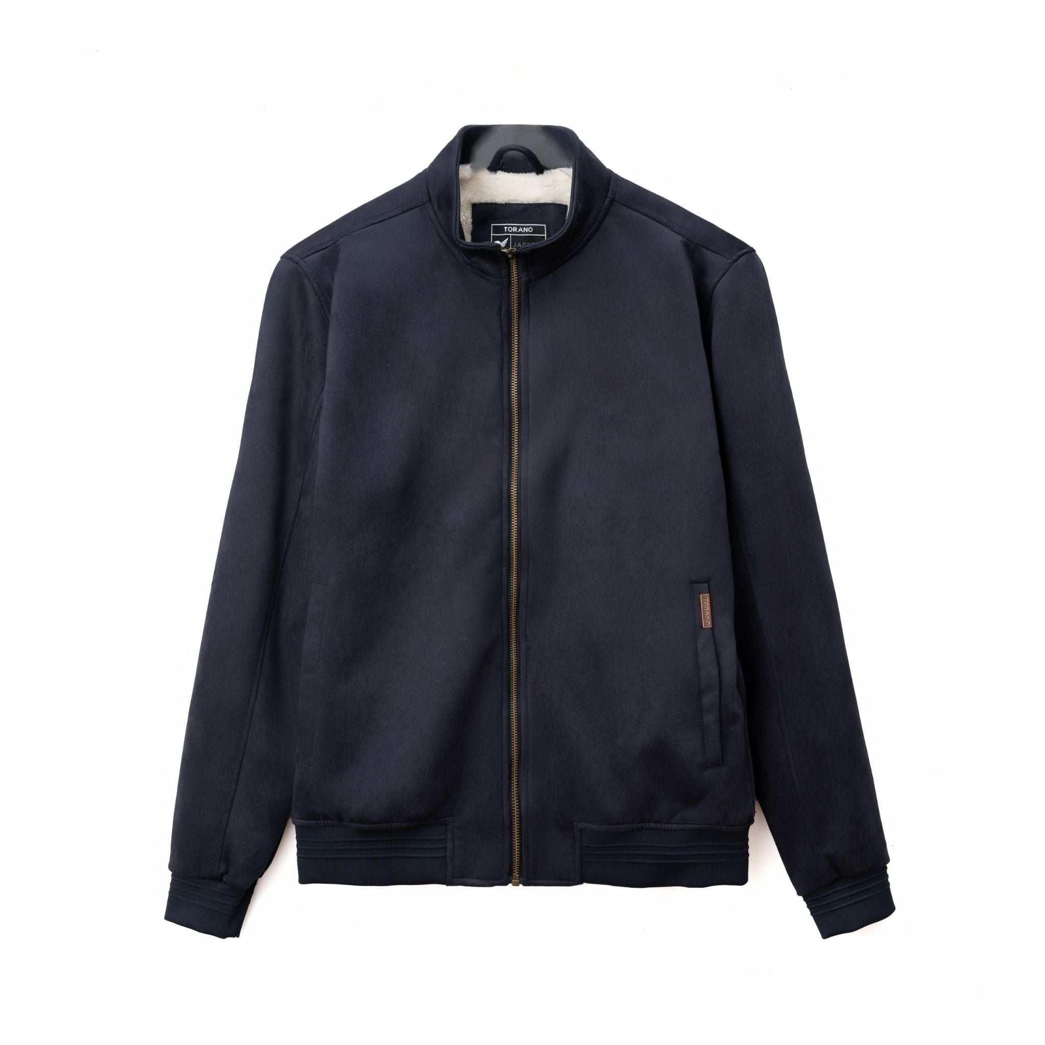  Áo khoác da lộn basic cổ cao FWCL002 