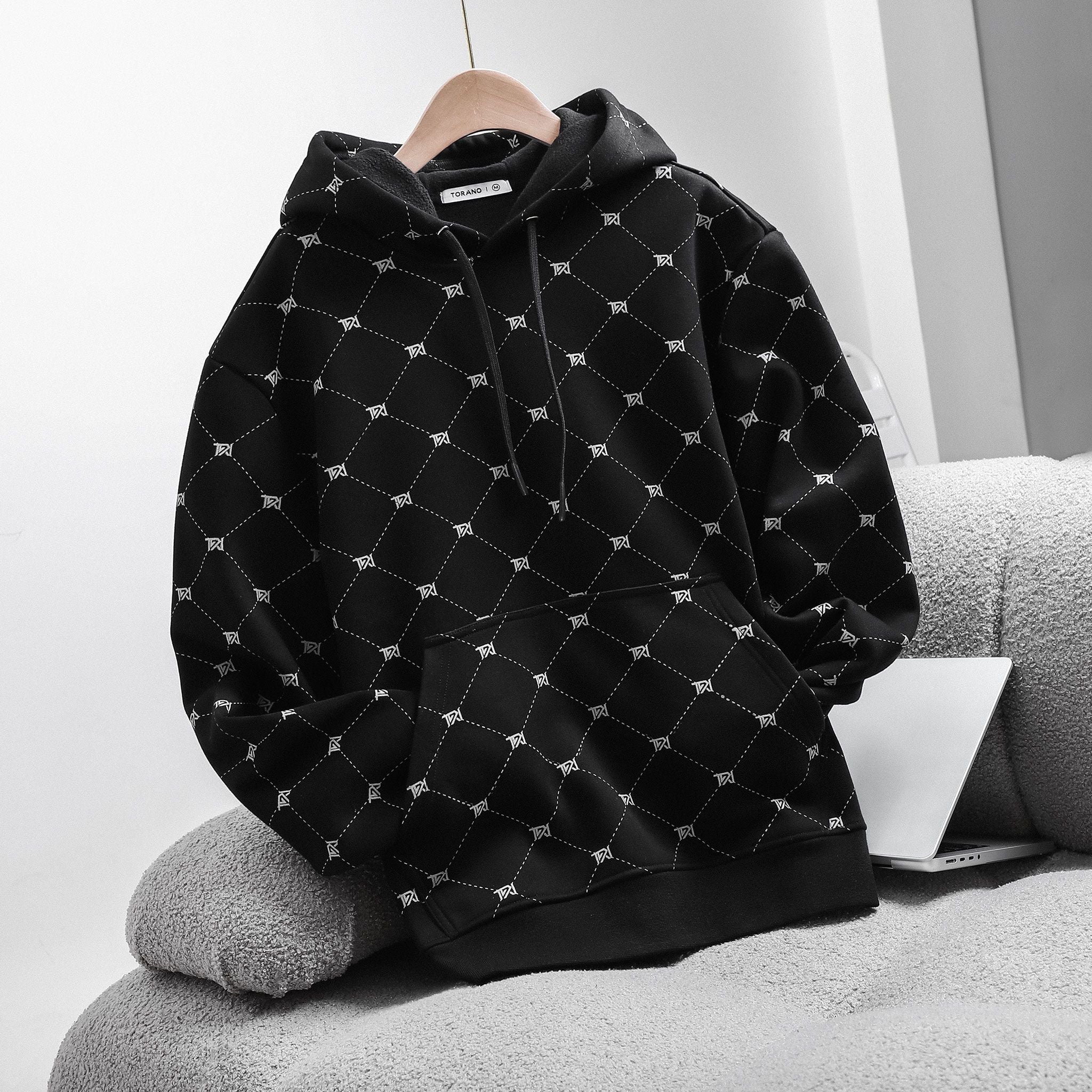  Áo nỉ Hoodie in tràn họa tiết TRN FWTW002 