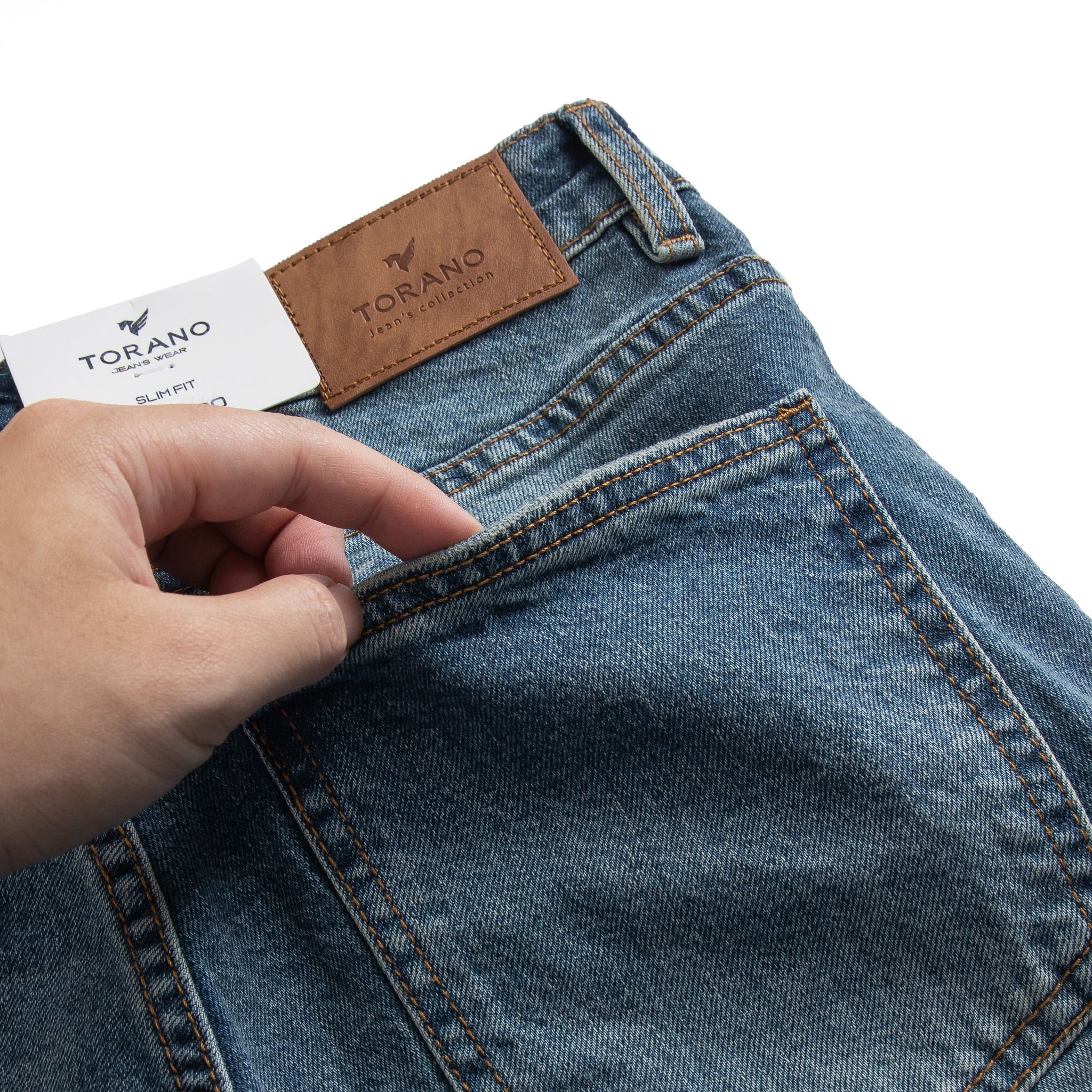  Quần jeans basic slim GABJ845 