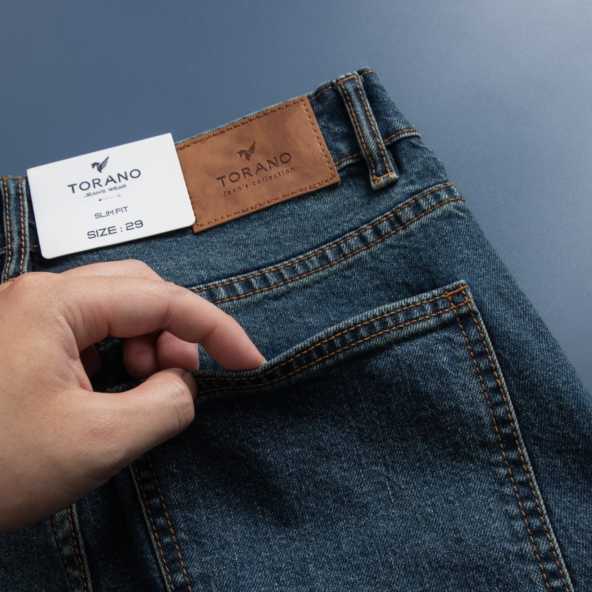  Quần jeans rách slim GABJ862 