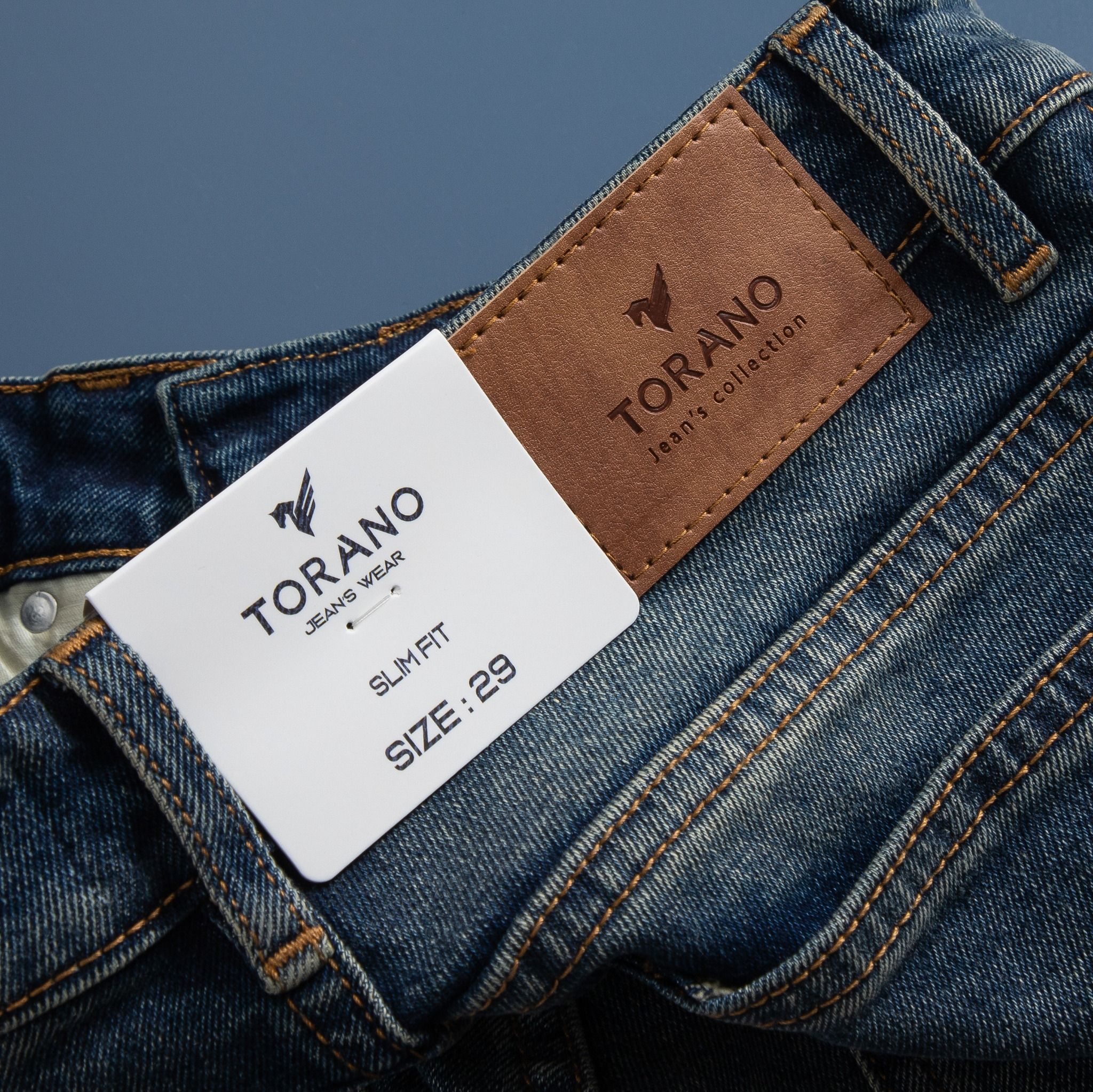  Quần jeans xước slim GABJ863 