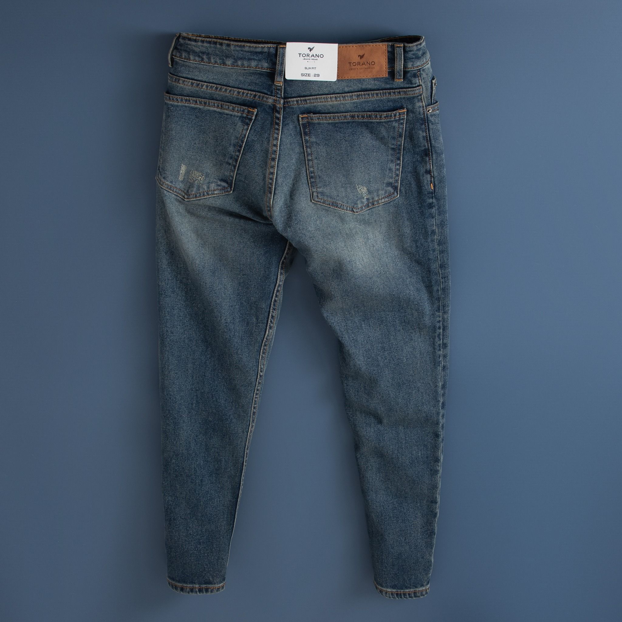  Quần jeans xước slim GABJ863 