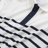  Áo polo kẻ ngang bo tay phối màu GSTP039 