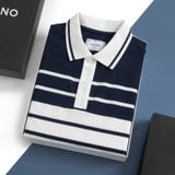  Áo polo kẻ ngang bo tay kẻ line GSTP040 