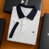  Áo polo monogram in tràn họa tiết GSTP051 