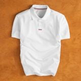  Áo polo trơn bo kẻ thêu logo ngực GSTP066 