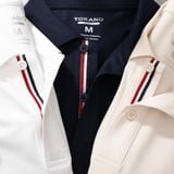  Áo polo trơn bo kẻ thêu logo ngực GSTP048 