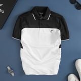  Áo polo can phối thêu logo đại bàng GSTP047 