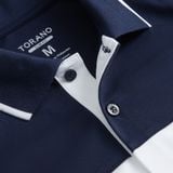  Áo polo can phối thêu logo đại bàng GSTP047 