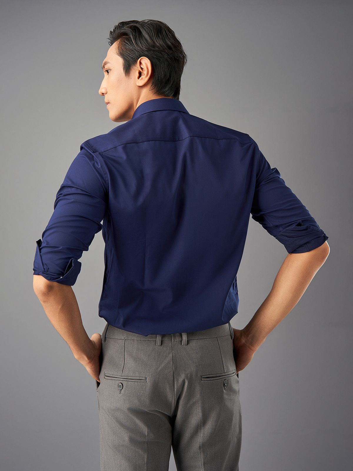  Áo sơ mi dài tay trơn Bamboo DATB920 