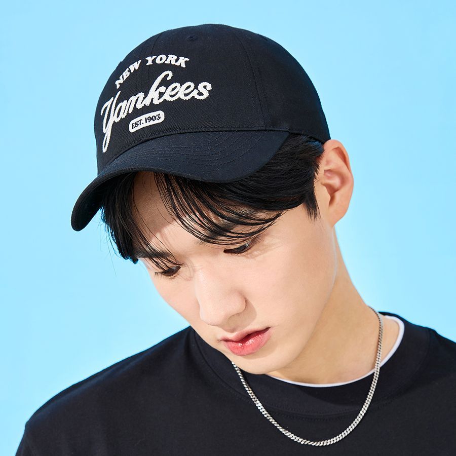  Mũ MLB Varsity Lettering New York Yankees 3ACPL033N-50BKS Màu Đen 