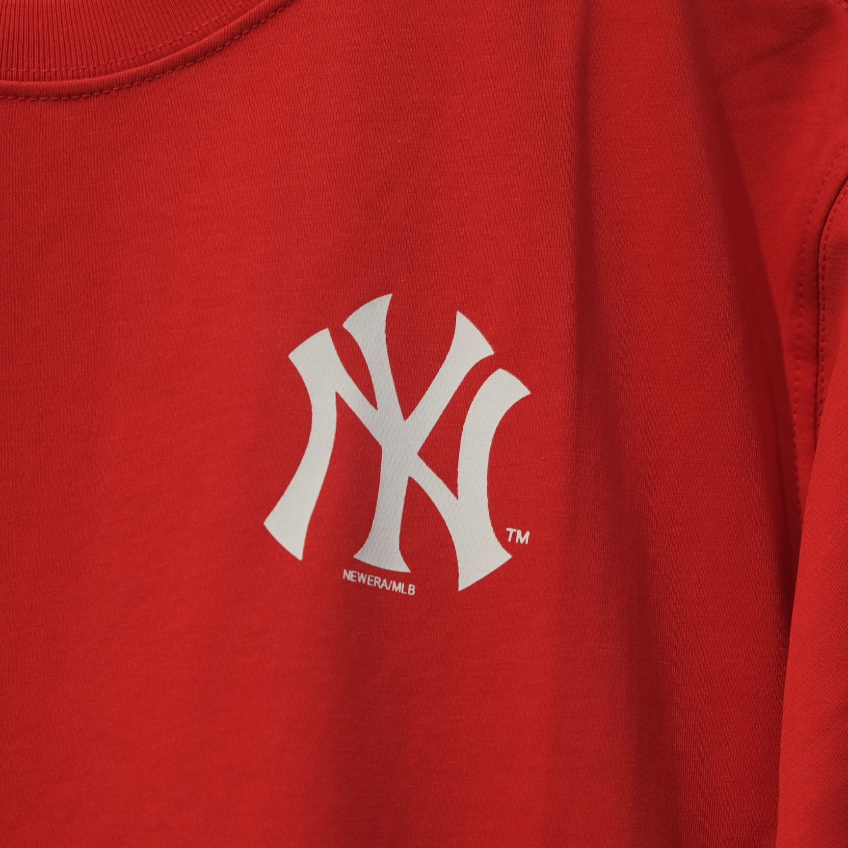  SALE - Áo Thun New Era Ny Đỏ Big Logo | 13366611 Hàng Chính Hãng 